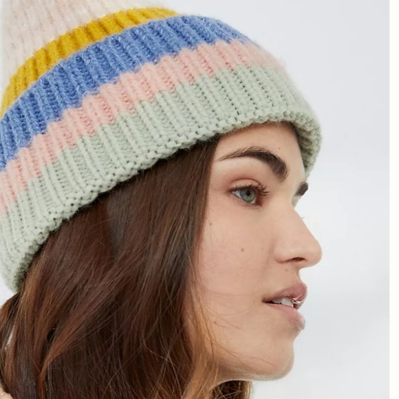 Anthropologie Mattie Striped Beanie main image 6